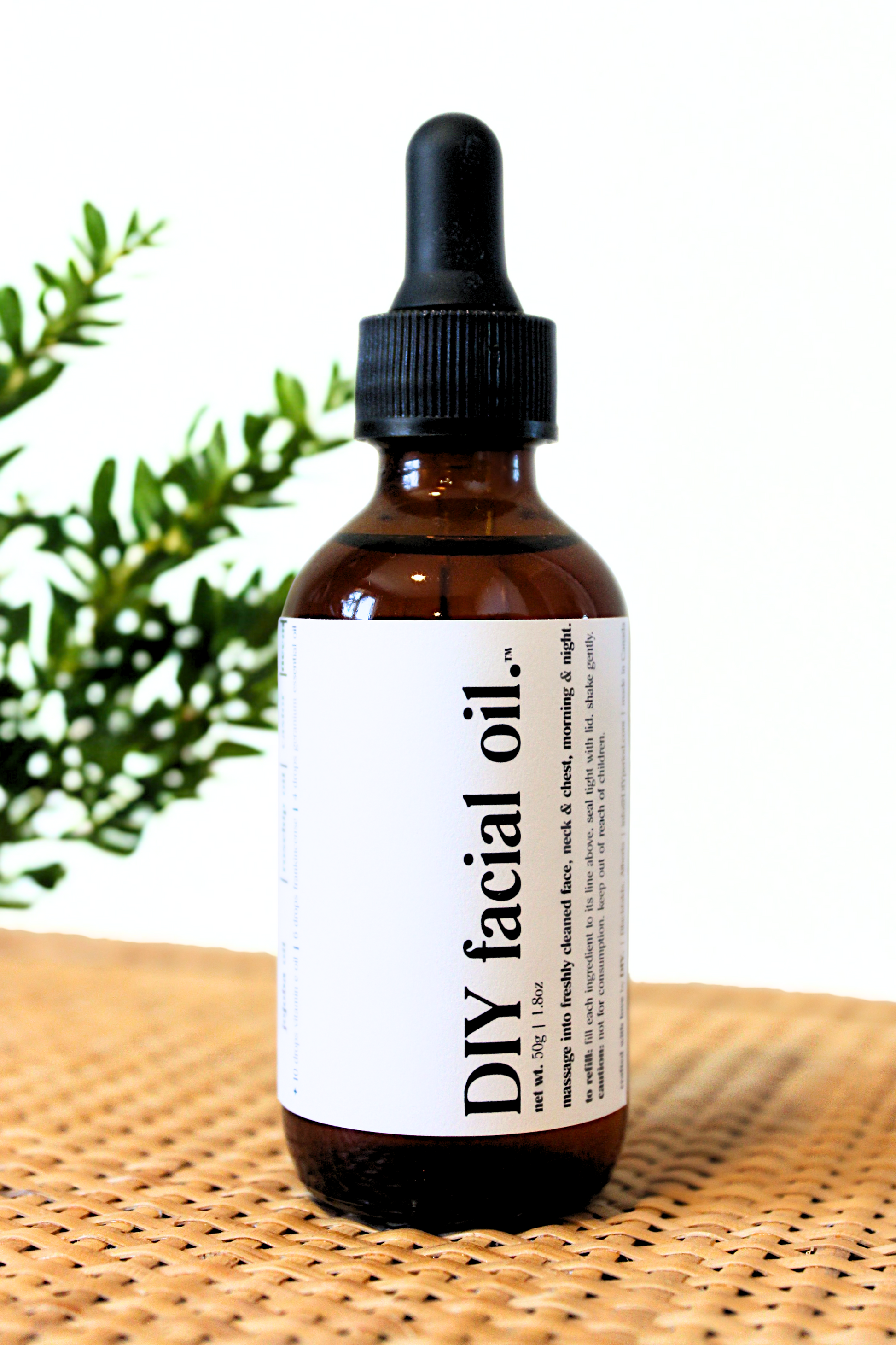 DIY facial oil.