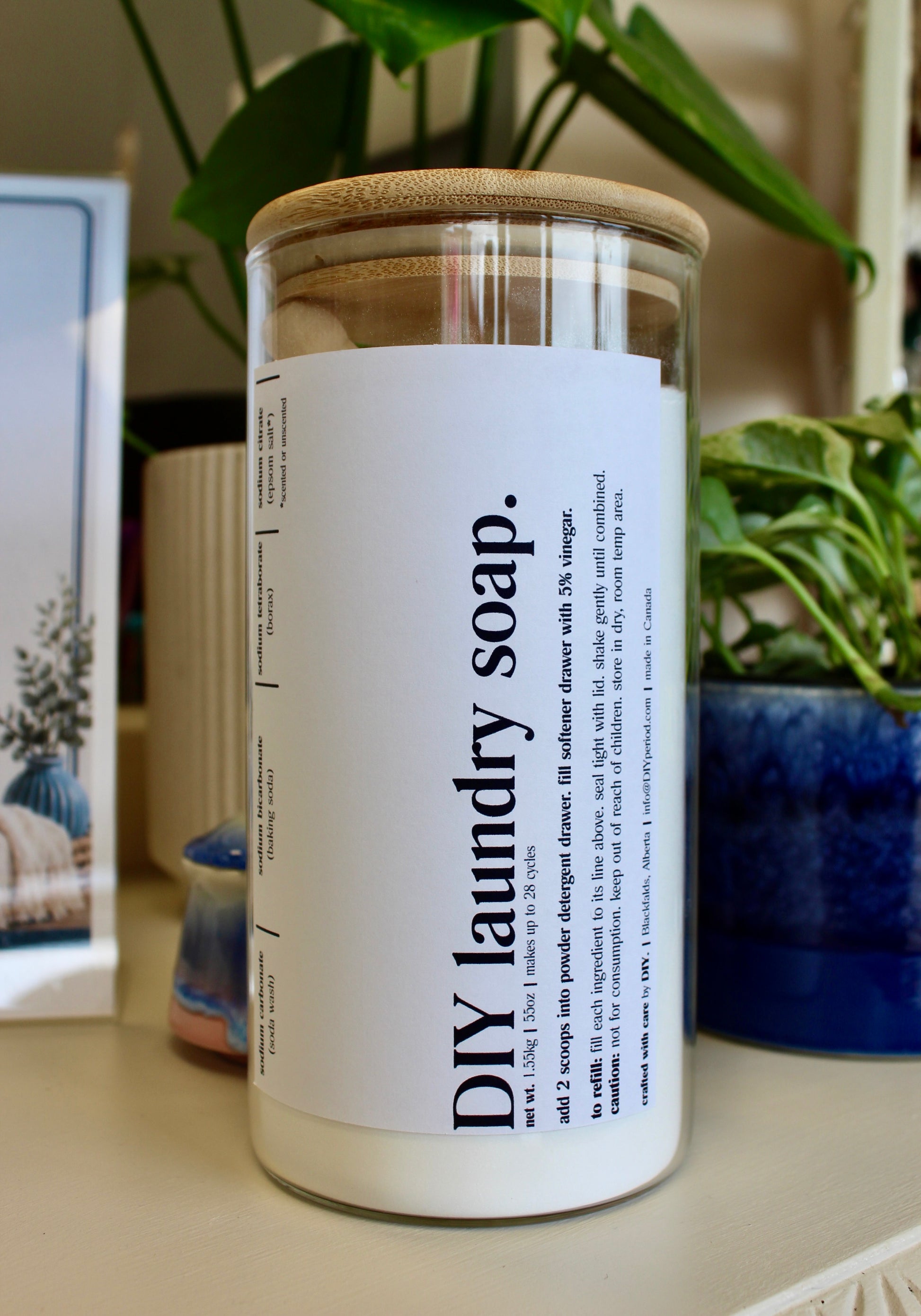 DIY laundry soap.