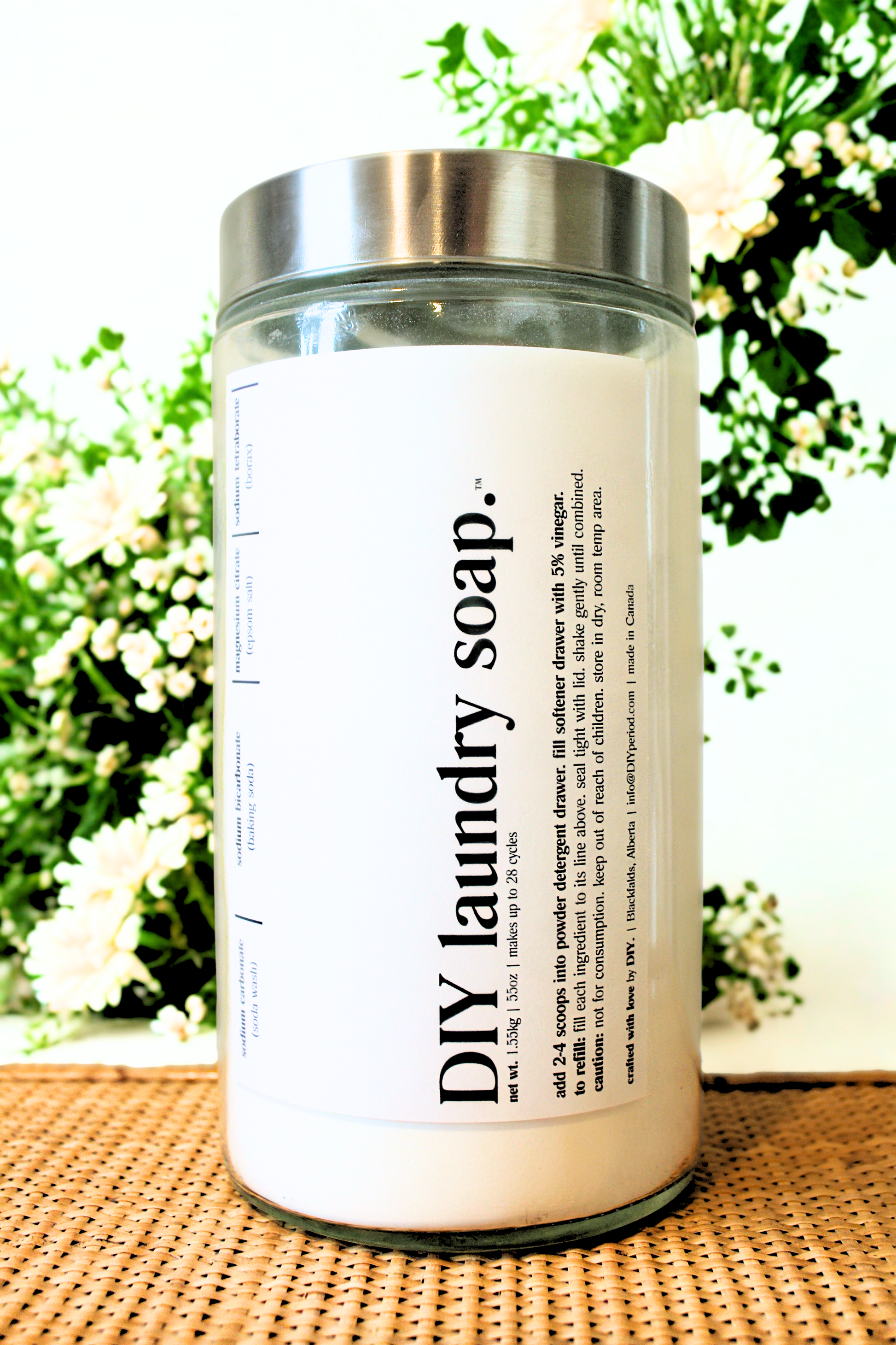 DIY laundry soap.